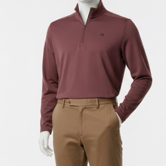 New with Tag Travis Mathew Valiant mens long sleeve 1/3 zip pullover size L & XL - Picture 1 of 15
